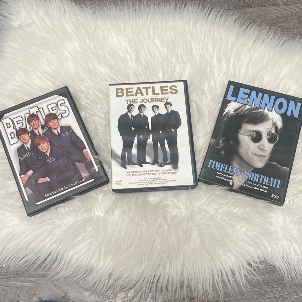 THE BEATLES/John Lennon dvd lot